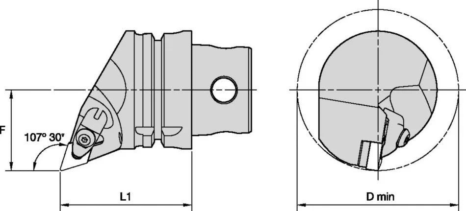 Kenclamp Kennametal DDQN 107° 30' [5543452]