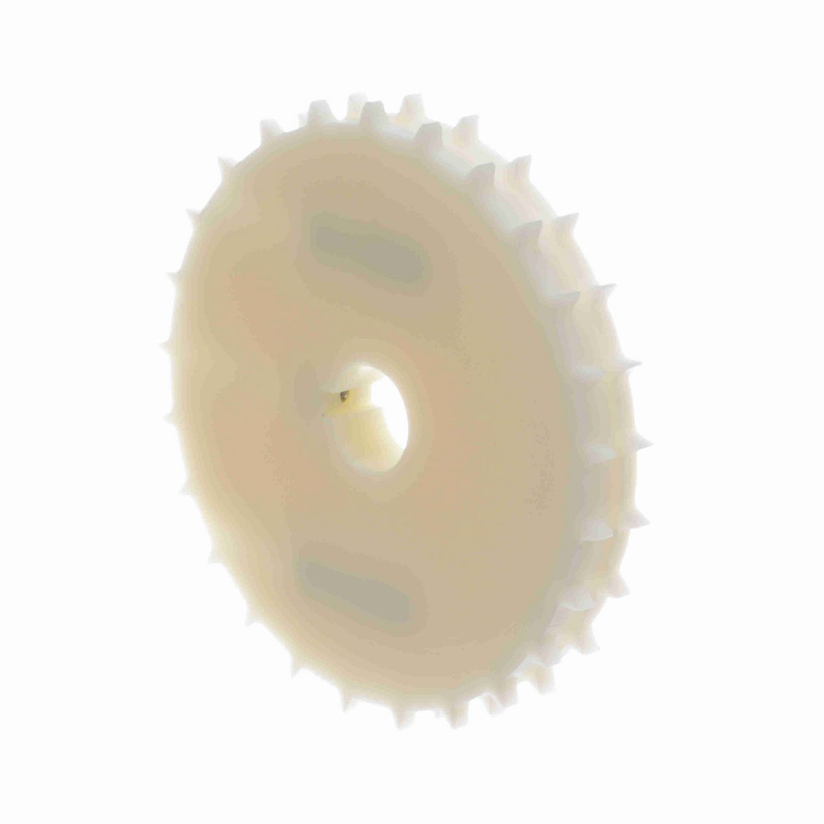 System Plast 2190 Series Split Machined Sprocket with 25 Teeth, a 1in Round Shaft-Ready Bore and Setscrew - 2190-25R1-DMS-SS