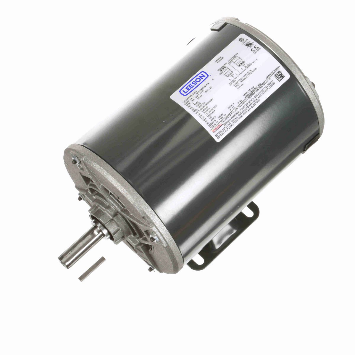 LEESON General Purpose Motor, 0.50 & 0.33 HP, 3 Ph, 60 & 50 Hz, 208-230/460 & 190/380 V, 1800 & 1500 RPM, 56 Frame, DP - G905A