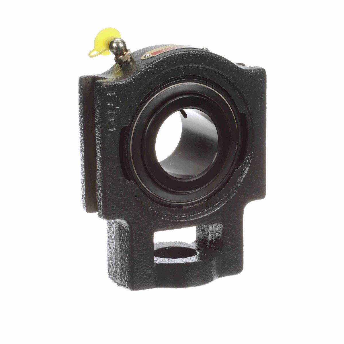 Sealmaster Mounted Cast Iron Wide Slot Take Up Ball Bearing - 52100 Bearing Steel, Black Oxided - Setscrew Lock - MST-28