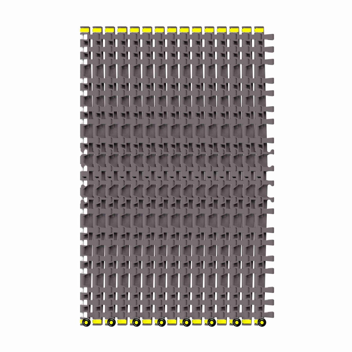 Rexnord 7956B Side-flexing Flush Grid, Material: Brown High Performance, Width: 30in, Pitch: 1.25in - 81450901