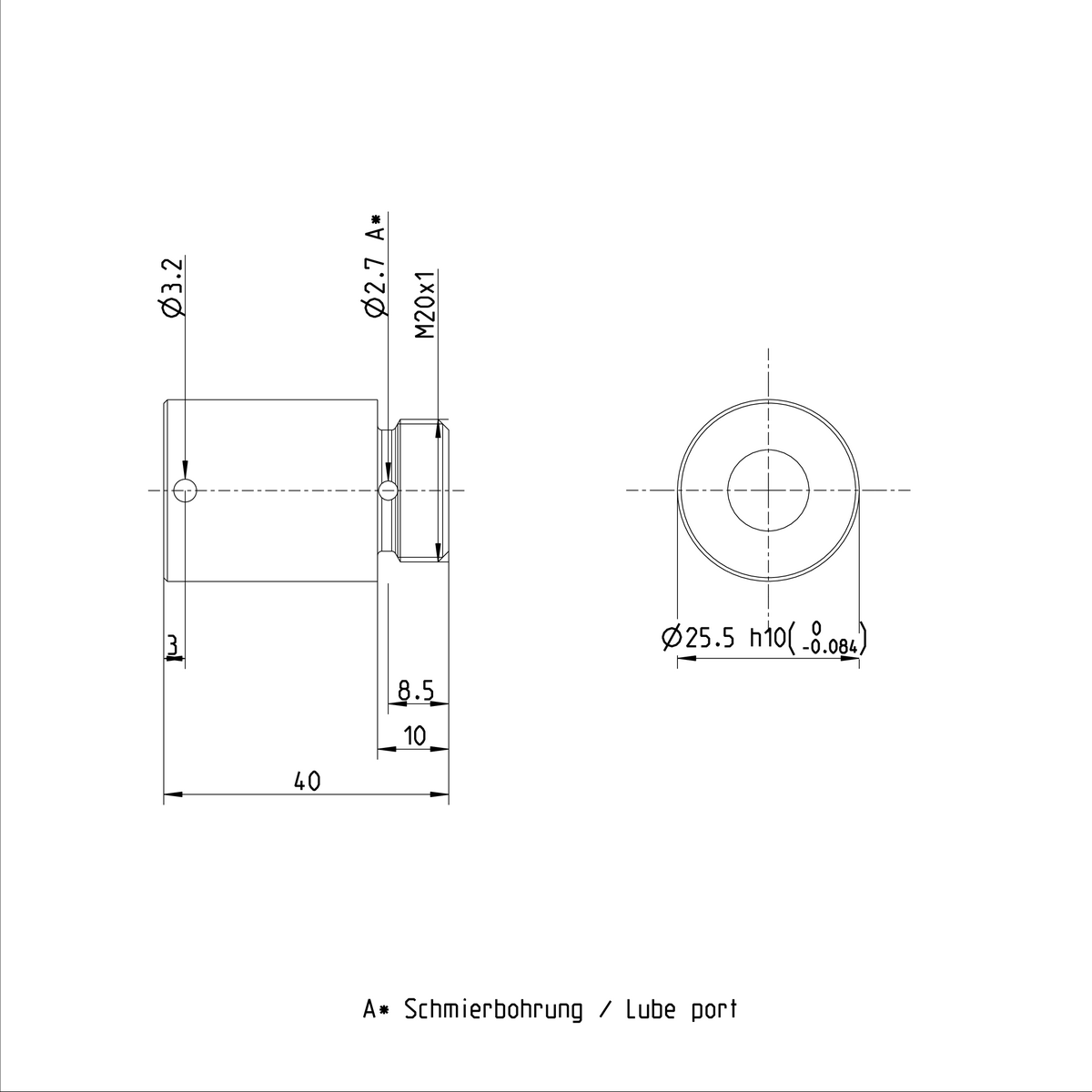 Ввинчивающаяся гайка Bosch Rexroth ZEV-E-S 12X10RX2-2 [R254243015]