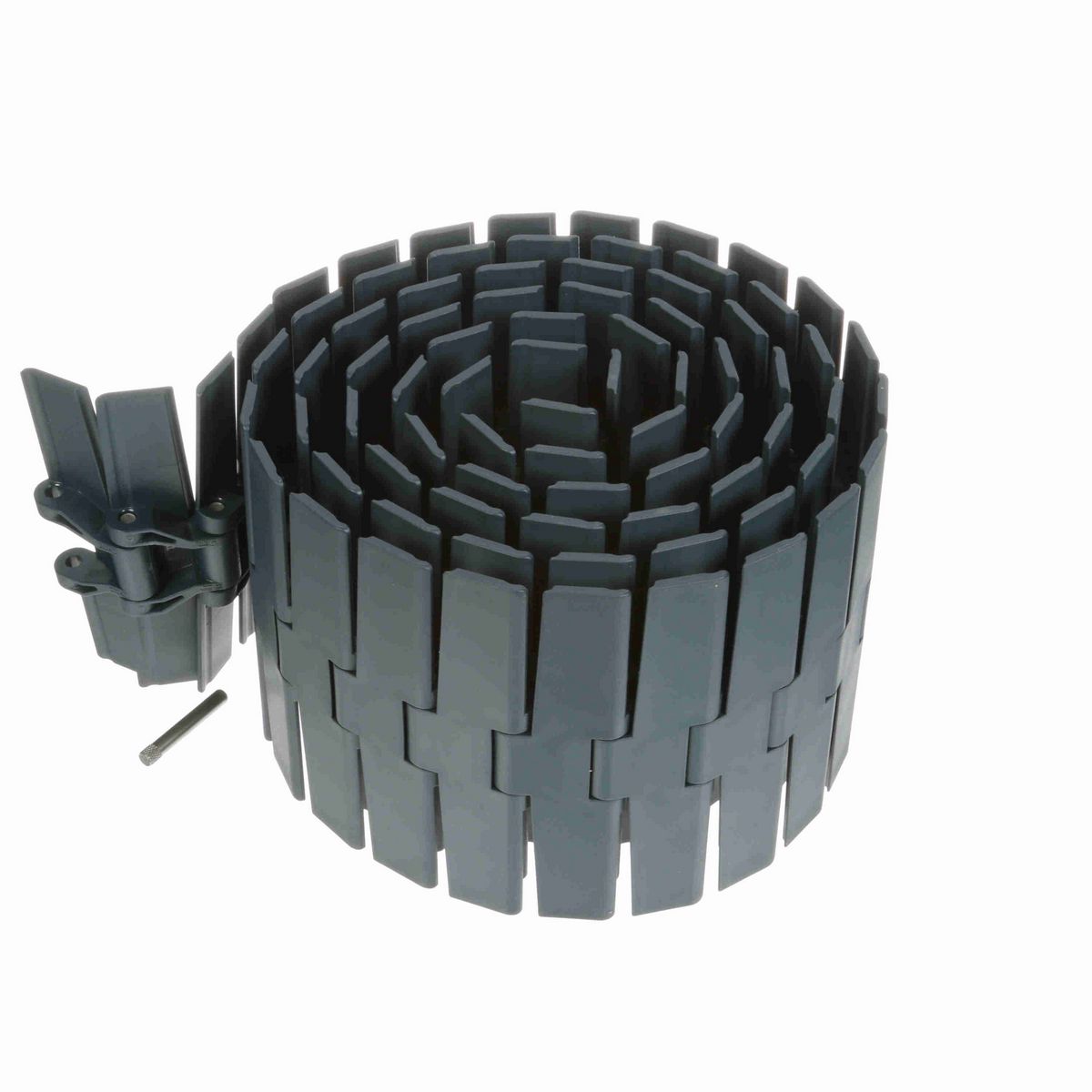 System Plast 882M Side-flexing Solid Top, Material: NG evo (Gray Blue), Width: 7.5in, Pitch: 1.5in - NGE882M-K750