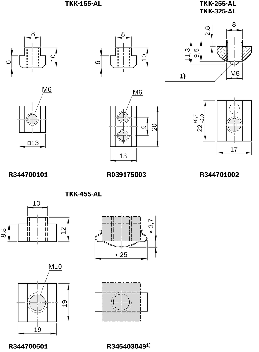 T-образный блок Bosch Rexroth 2XM6X8 [R039175003]