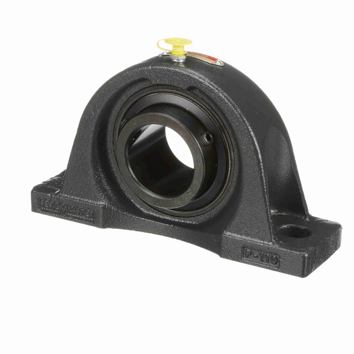 Sealmaster Mounted Cast Iron Two Bolt Low Base Pillow Block Ball Bearing - 52100 Bearing Steel, Black Oxided - Setscrew Lock - NPL-32