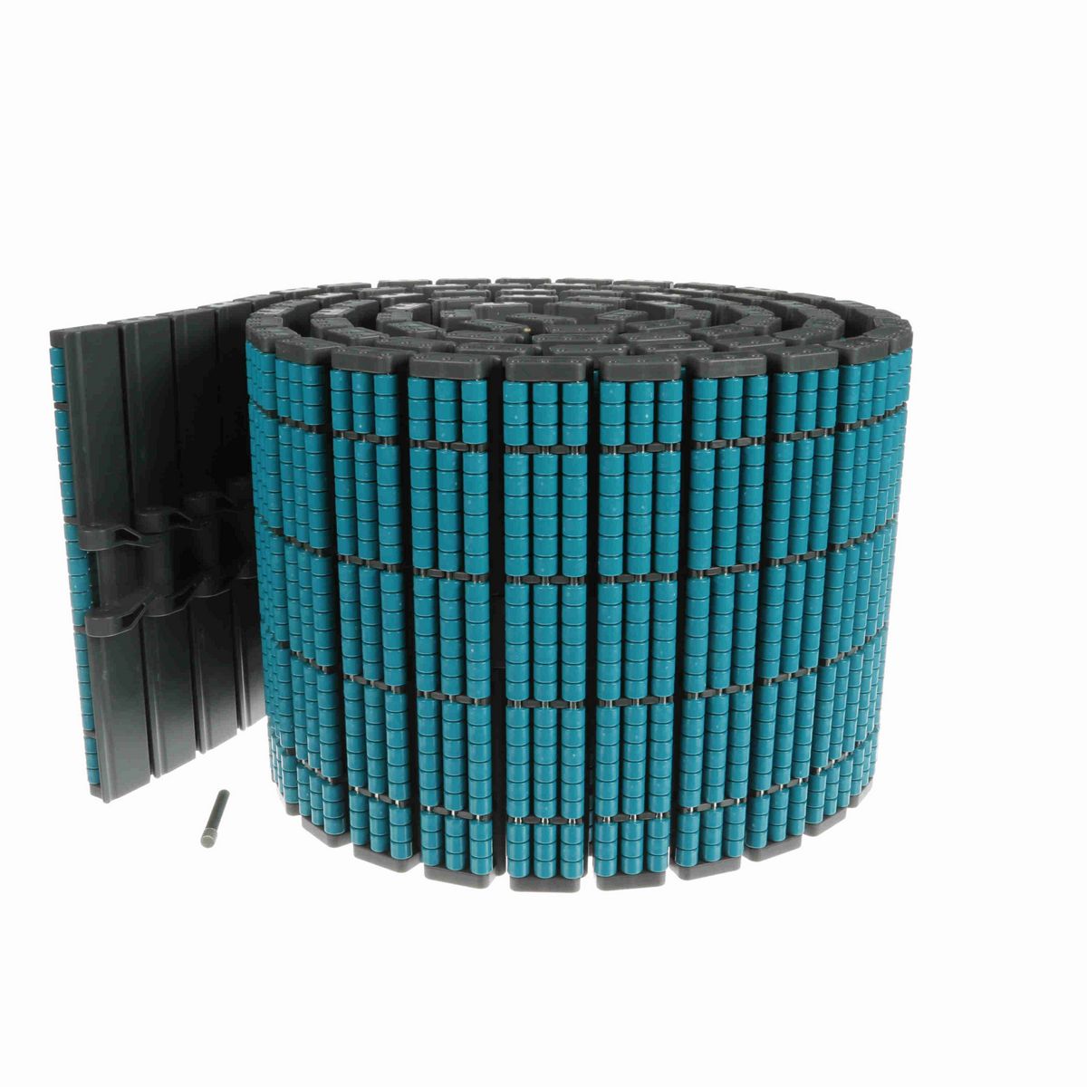 System Plast 8257LBP Straight Running Low Backline Pressure, Material: Gray Low Friction, Width: 10in, Pitch: 1.5in - LFG8257LBP-K1000