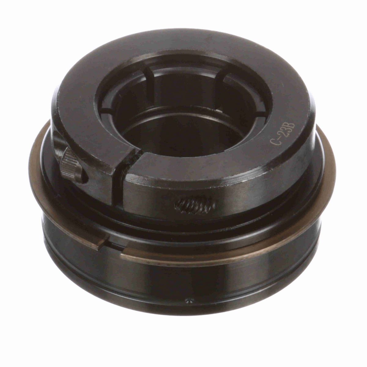 Sealmaster Mounted Insert Only Ball Bearing - 52100 Bearing Steel, Black Oxided - Concentric Lock - ER-207TMC
