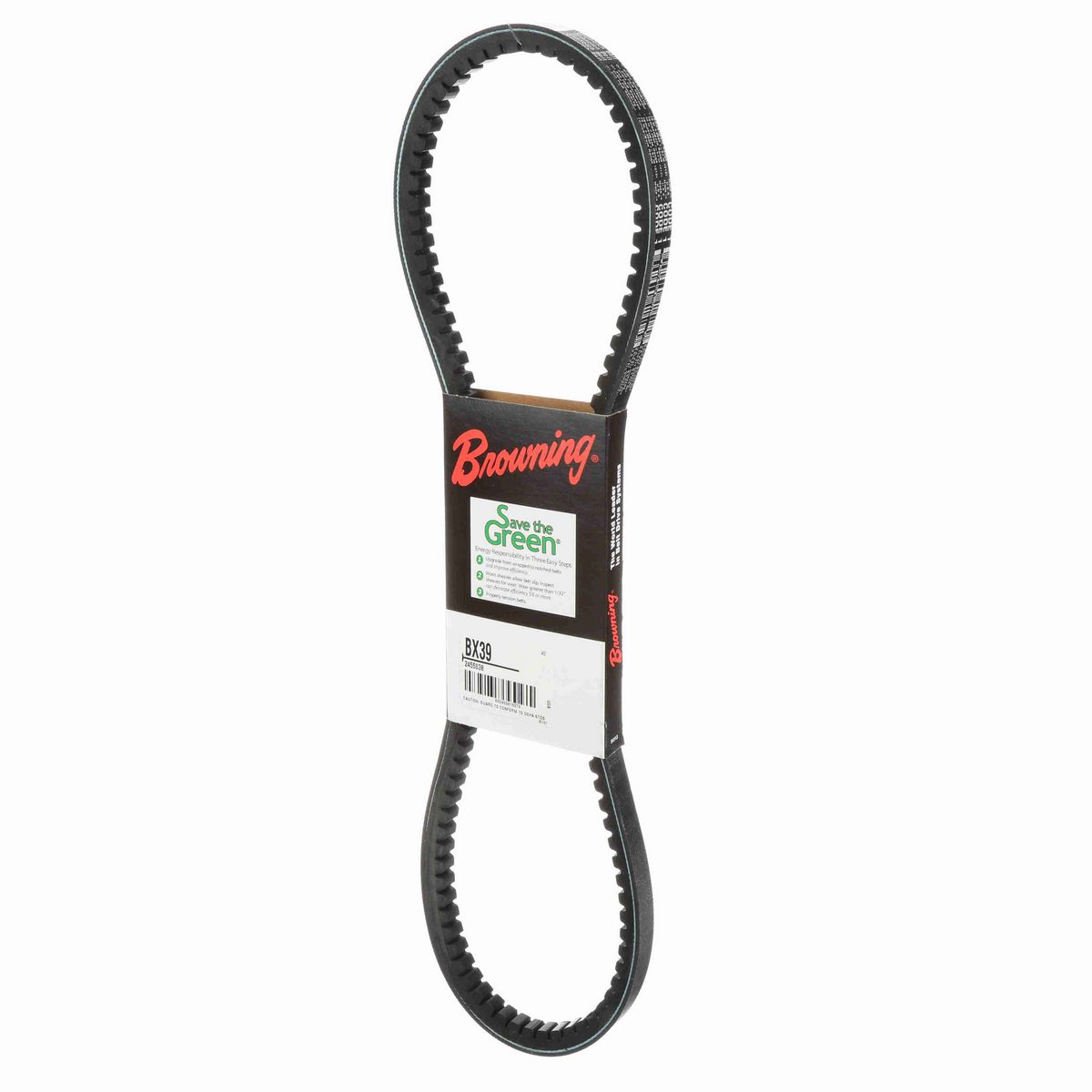 Browning EPDM Notched Belt 98% Efficient - BX39