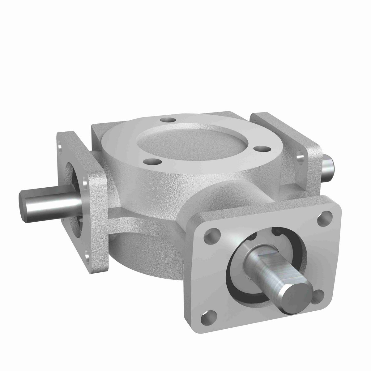 Hub City Bevel Gear Drives Aluminum Bevel Reducer - AD4 2/1 A,B SP