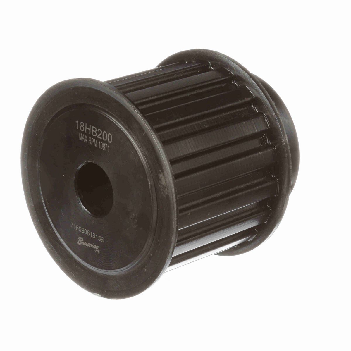 Browning Steel Rough Bore Gearbelt Pulley - 18HB200
