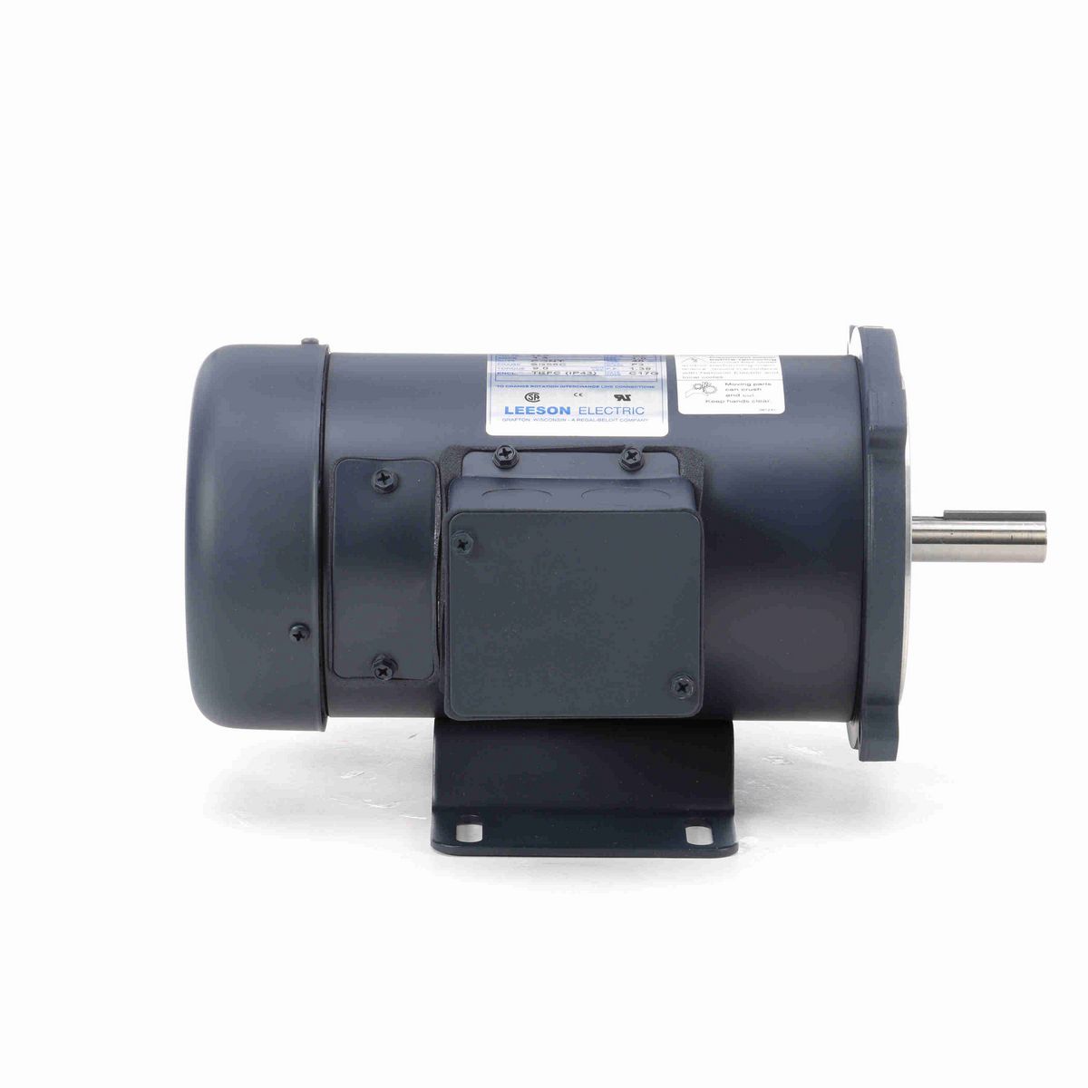 LEESON SCR Motor, 0.25 HP, 180 V, 1750 RPM, SS56C Frame, TEFC - 098003.00