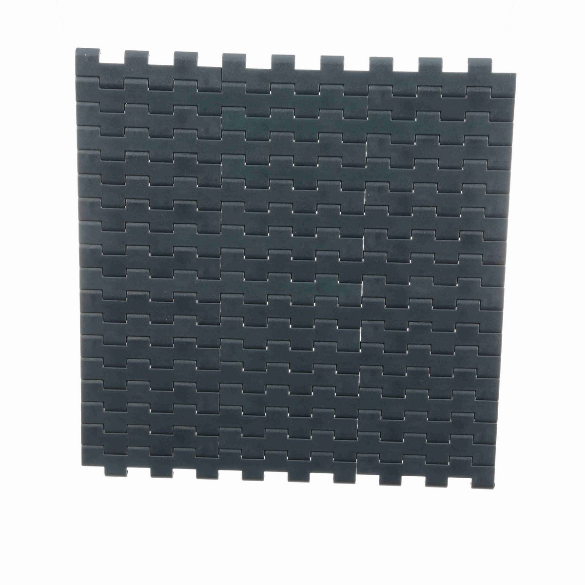 System Plast 2121FT Straight Running Solid Top, Material: NG evo (Gray Blue), Width: 9in, Pitch: 0.5in - NGE2121FT-K900