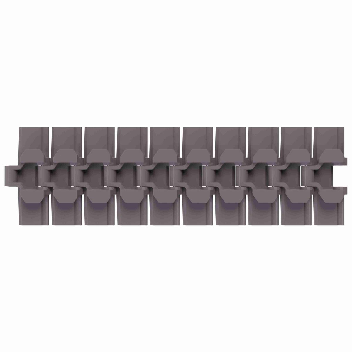 Rexnord 880TAB RubberTop® Side-flexing RubberTop®, Material: Brown High Performance, Width: 4.5in, Pitch: 1.5in - 81434672