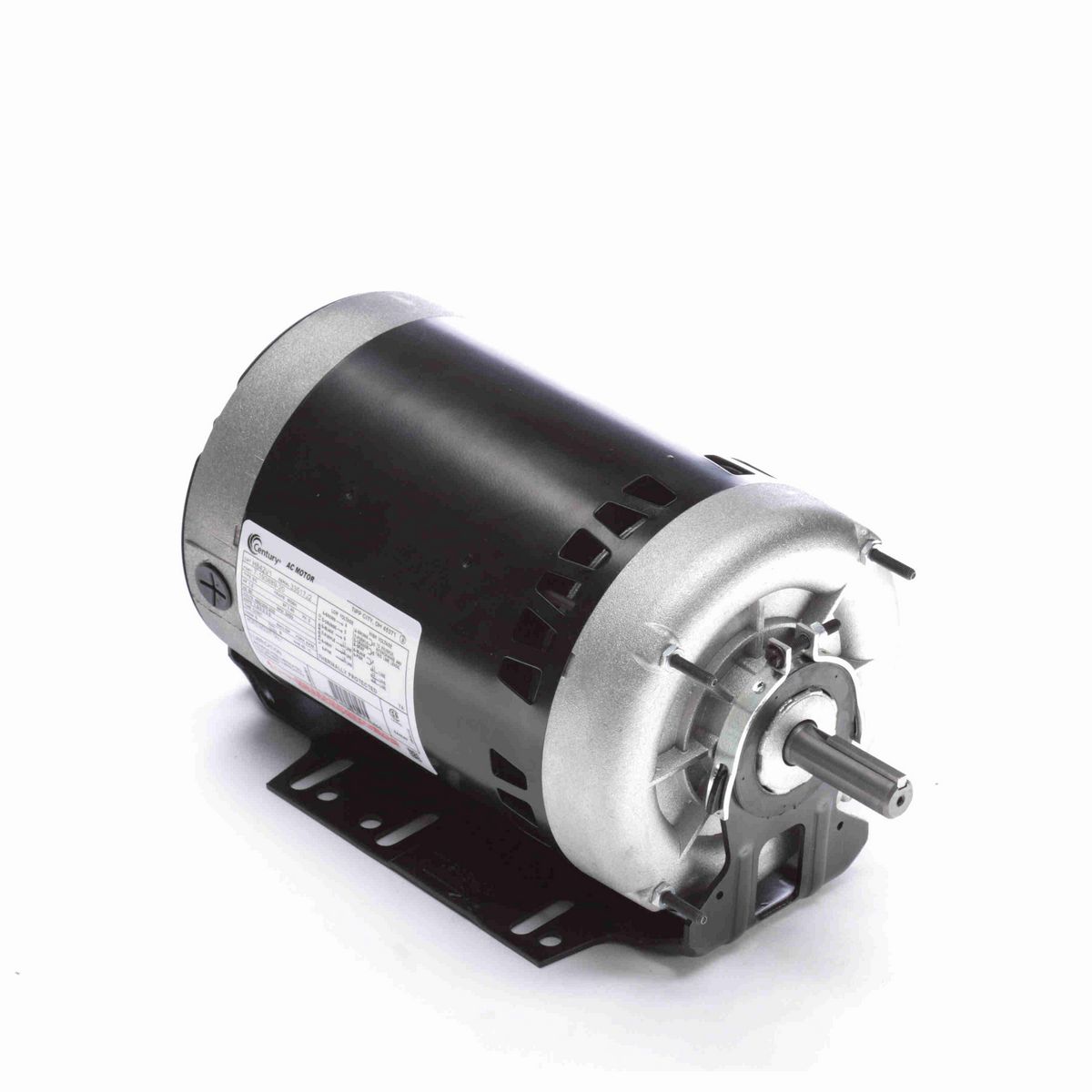 Century General Purpose Motor, 1.0 HP, 3 Ph, 60 Hz, 460/200-230 V, 3600 RPM, M56H Frame, DP - H842V1