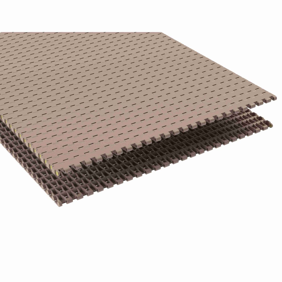 Rexnord 5935 Straight Running Solid Top, Material: Tan Low Friction, Width: 9in, Pitch: 0.75in - LF5935-9