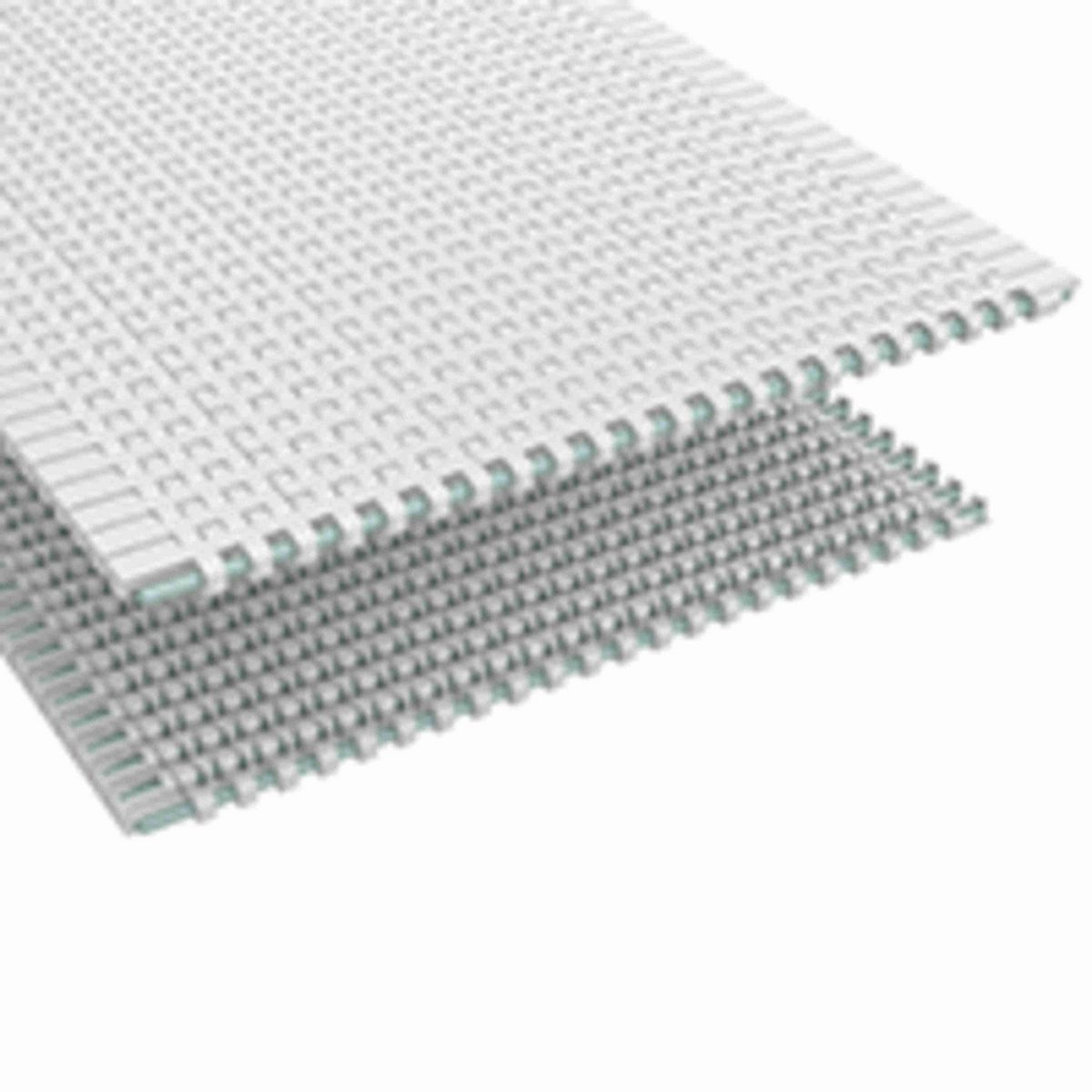 Rexnord 595 Straight Running Solid Top, Material: White High Temperature, Width: 9in, Pitch: 0.5in - 10674139