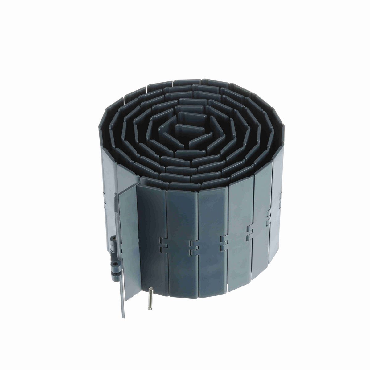 System Plast 821 Straight Running Solid Top, Material: NG evo (Gray Blue), Width: 7.5in, Pitch: 1.5in - NGE821-K750