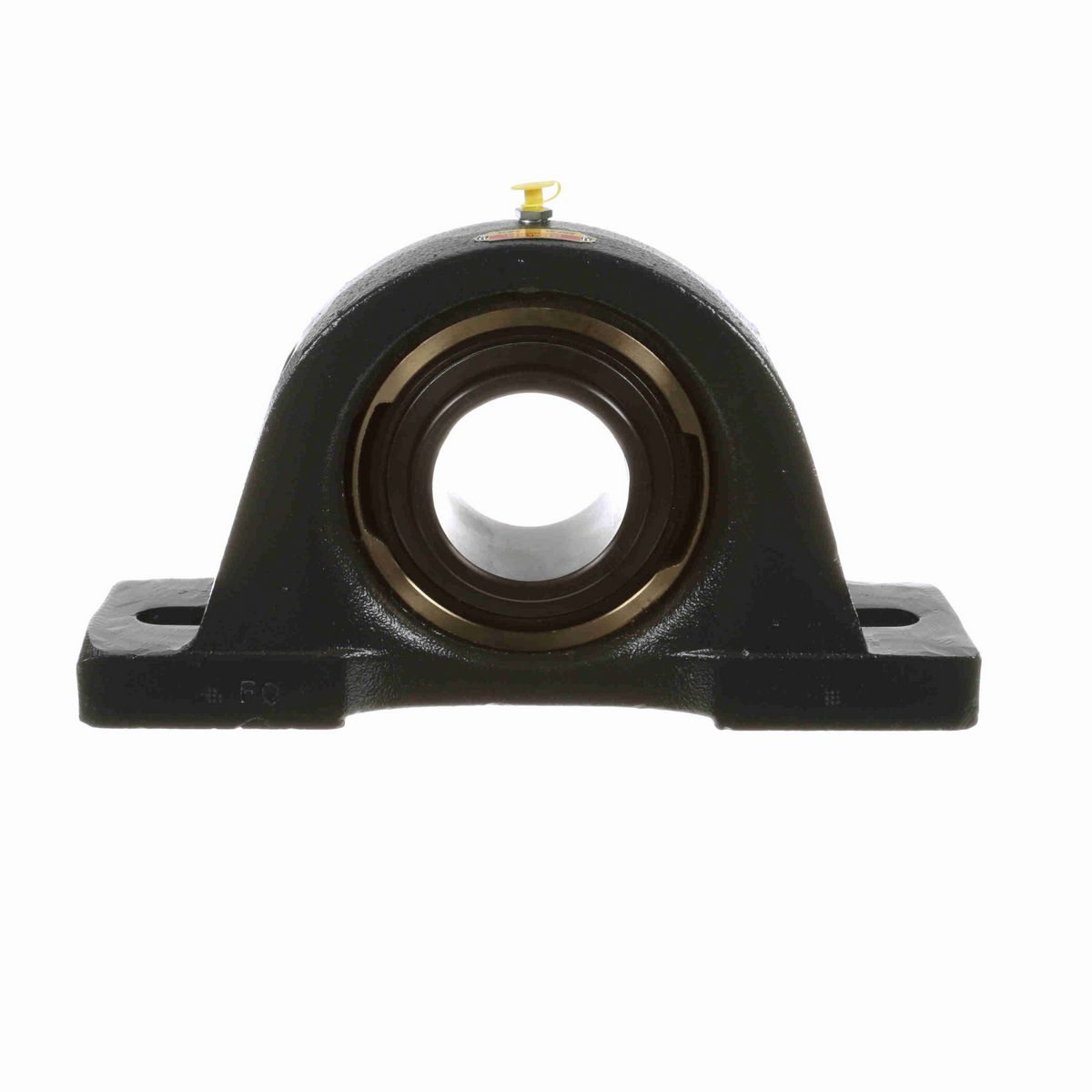 Sealmaster Mounted Cast Iron Two Bolt Pillow Block Ball Bearing - 52100 Bearing Steel, Black Oxided - Setscrew Lock - EMP-51