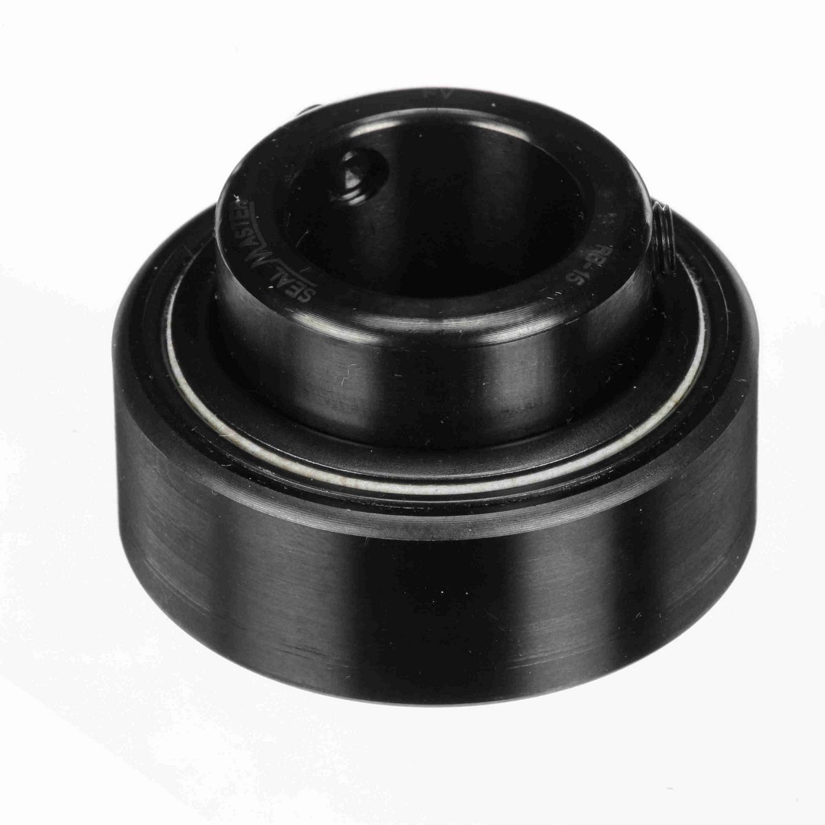 Sealmaster Mounted Insert Only Ball Bearing - 52100 Bearing Steel, Black Oxided - Setscrew Lock - RB-15