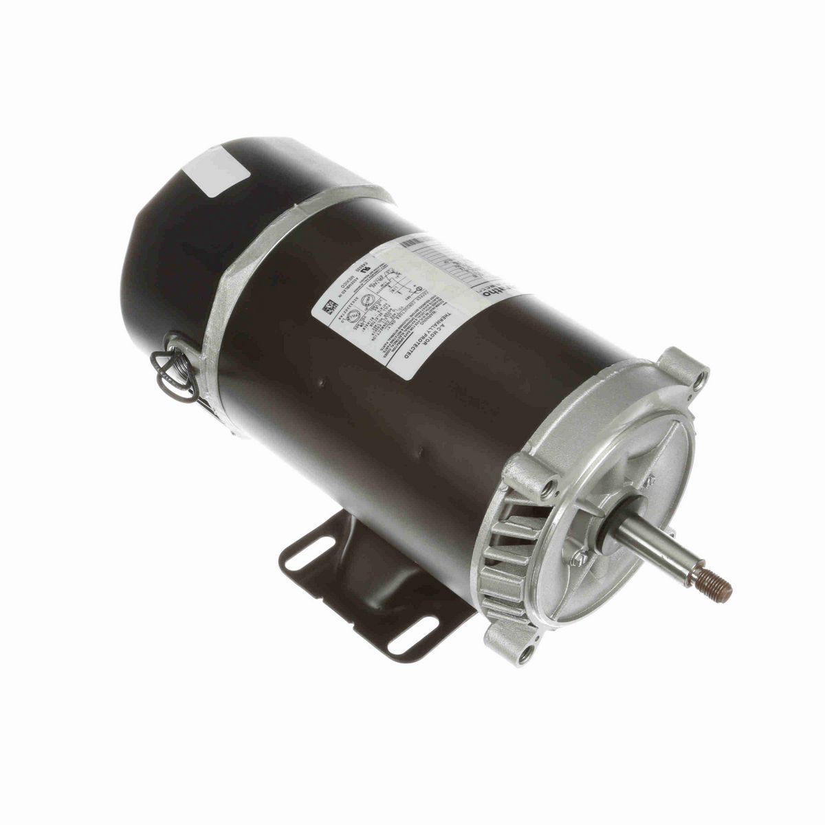 LEESON Jet Pump Motor, 0.75 HP, 1 Ph, 60 Hz, 115/230 V, 3600 RPM, 56J Frame, DP - C1463A