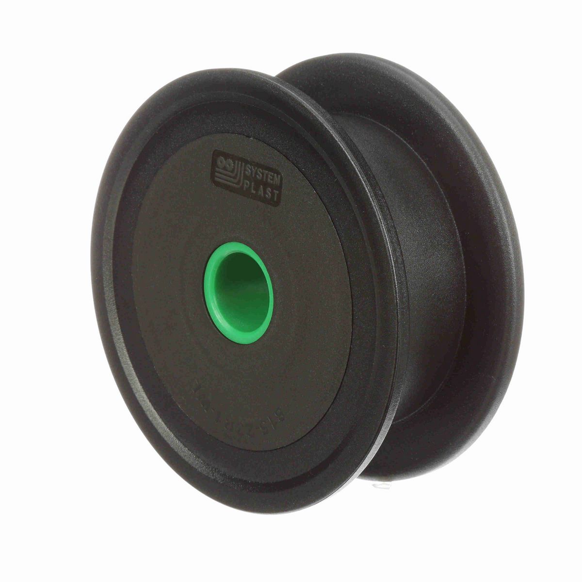 System Plast 820 Series Solid One Piece Molded Sprocket with 23 Teeth and a 1in Round Idler Bore - 820-23R1-WL