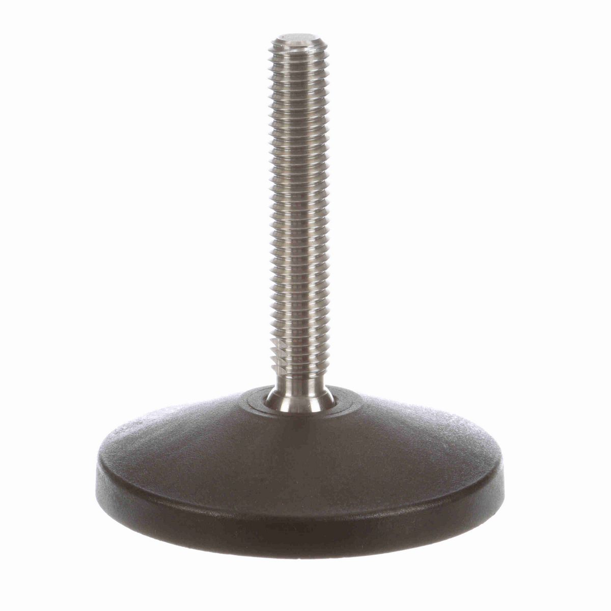 System Plast Articulating Plastic Leveler; Series: VG-511, Base Diameter: 4, Spindle Length: 2.92-in, Thread: 5/8-11 - VG-511-01-S58-L3