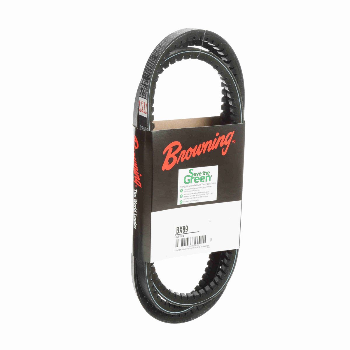 Browning EPDM Notched Belt 98% Efficient - BX89