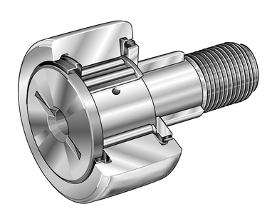 Игольчатый опорный ролик с цапфой INA KRE16-PP