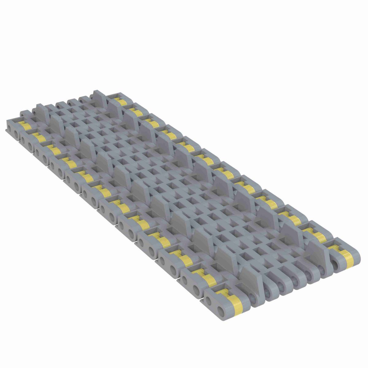 Rexnord 8505 Straight Running Solid Top, Material: Silver Platinum Series™ X, Width: 3.25in, Pitch: 0.75in - 10286182