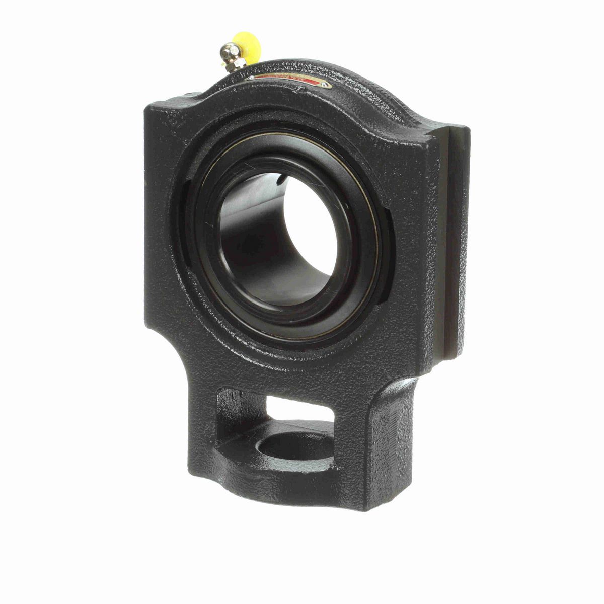 Sealmaster Mounted Cast Iron Wide Slot Take Up Ball Bearing - 52100 Bearing Steel, Black Oxided - Setscrew Lock - ST-43