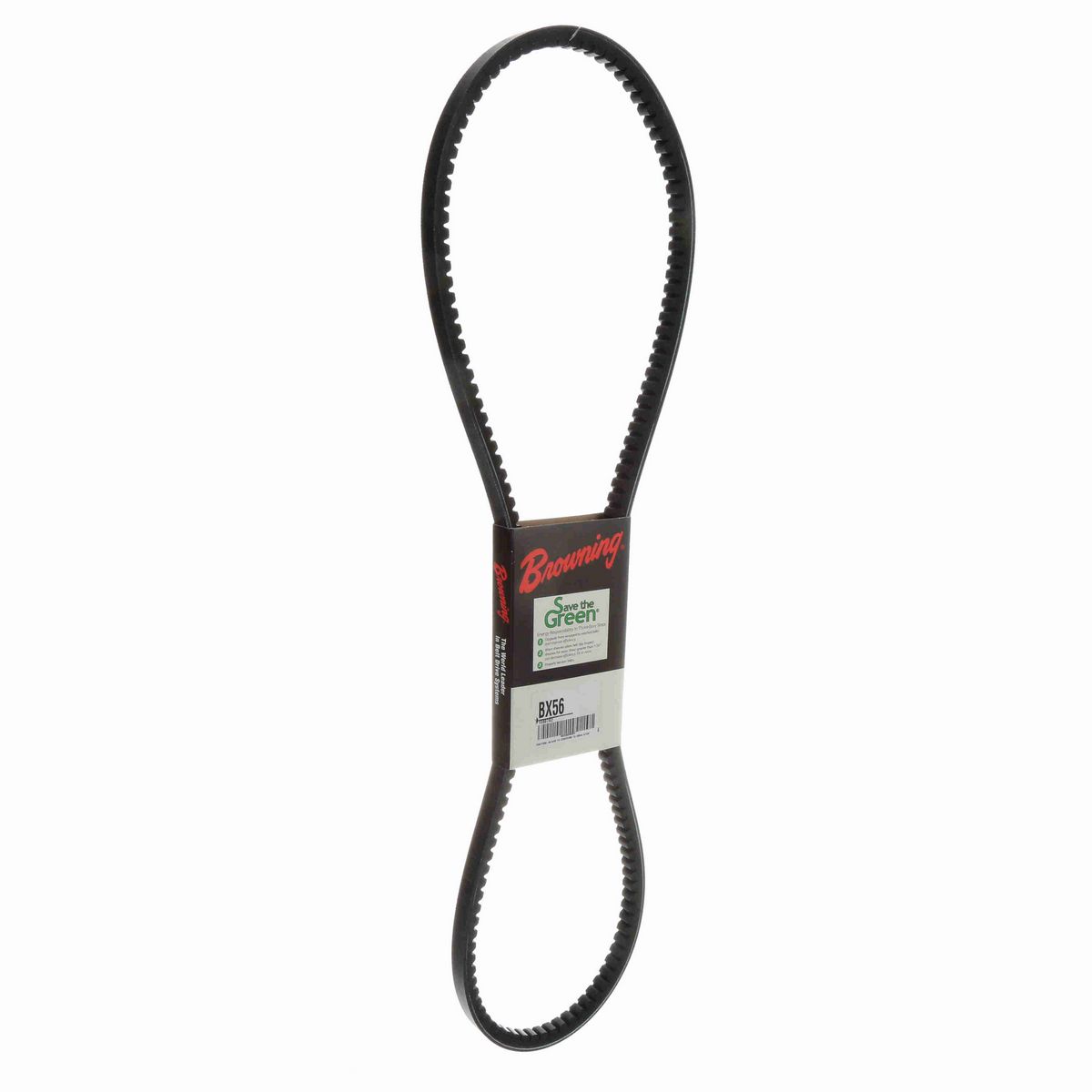 Browning EPDM Notched Belt 98% Efficient - BX56
