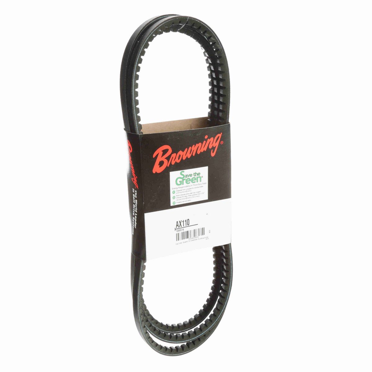 Browning EPDM Notched Belt 98% Efficient - AX110