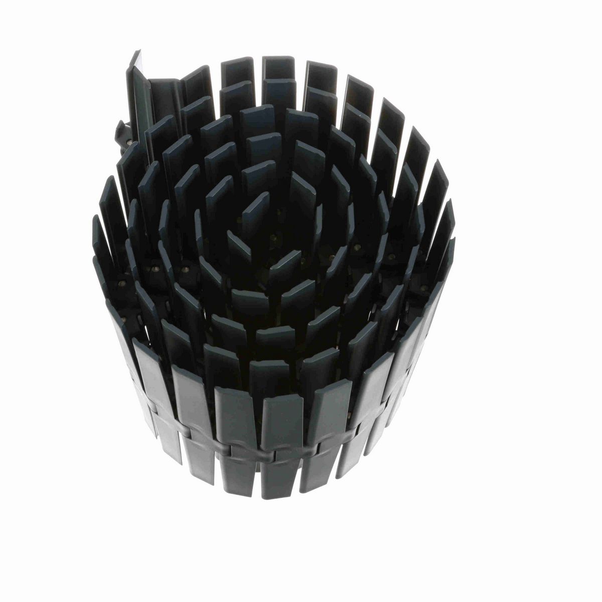 System Plast 882TAB Side-flexing Solid Top, Material: NG evo (Gray Blue), Width: 12in, Pitch: 1.5in - NGE882TAB-K1200