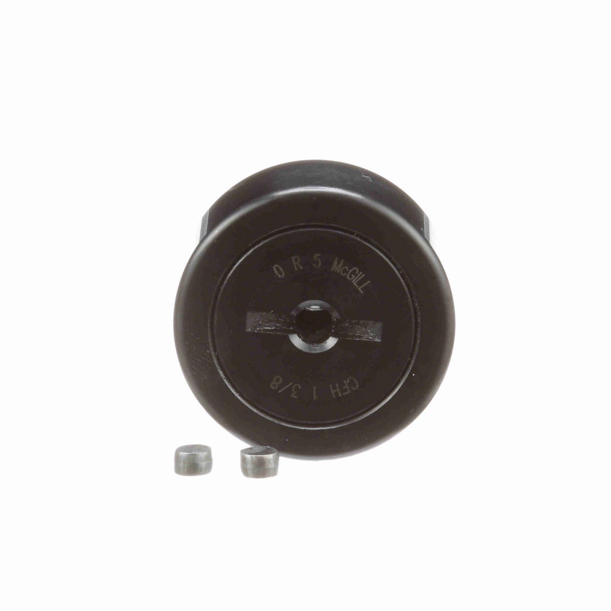 Опорный ролик с цапфой McGill Heavy Stud CAMROL CFH 1 3/8, цилиндрический, со шлицем под отвёртку, дюймовый