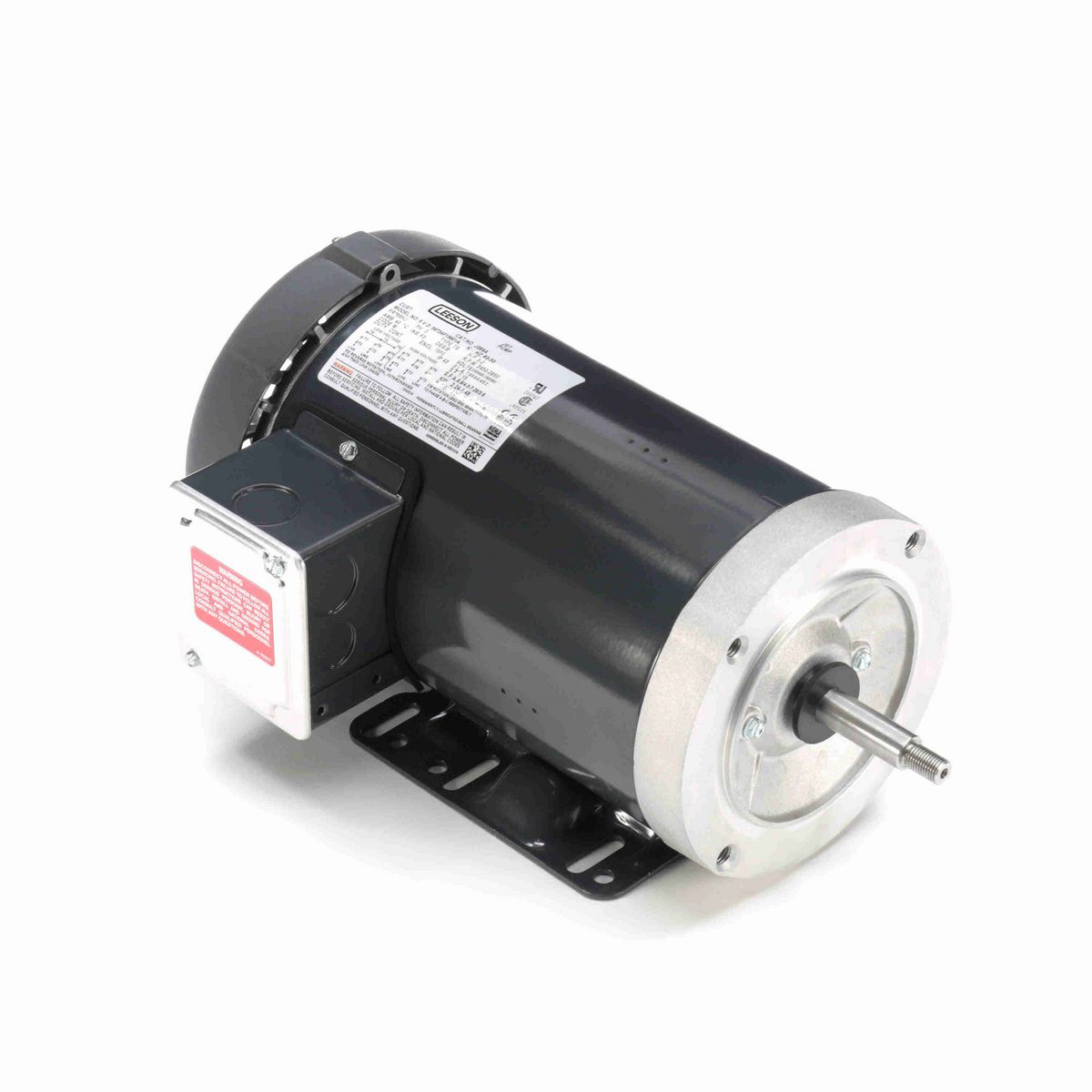 LEESON Jet Pump Motor, 3 & 2 HP, 3 Ph, 60 & 50 Hz, 230/460 & 190/380 V, 3600 & 3000 RPM, 56HJ Frame, TEFC - J066A