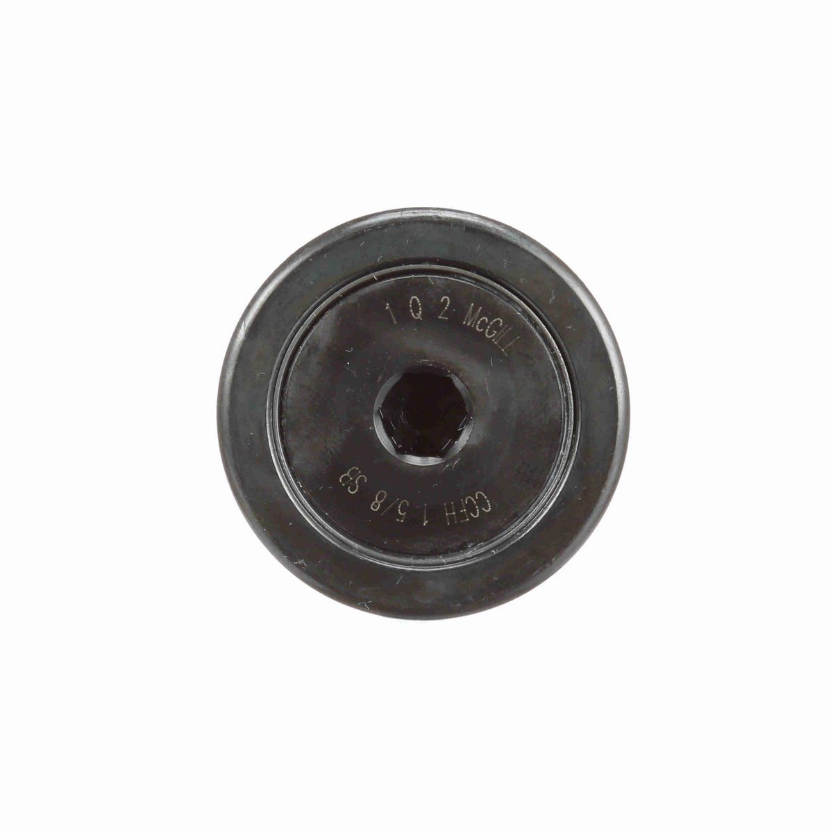 Опорный ролик с цапфой McGill Heavy Stud CAMROL CCFH 1 5/8 SB, бочкообразный, с уплотнением, с шестигранным отверстием, дюймовый