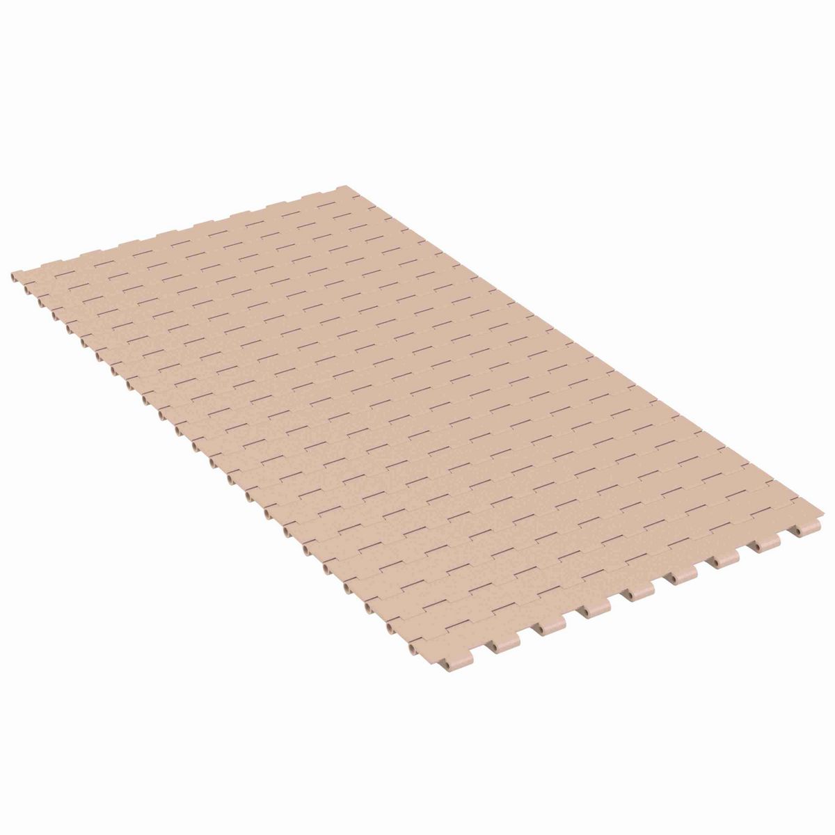 Rexnord 4705 Straight Running Solid Top, Material: Tan Low Friction, Width: 12in, Pitch: 1.5in - LF4705-12