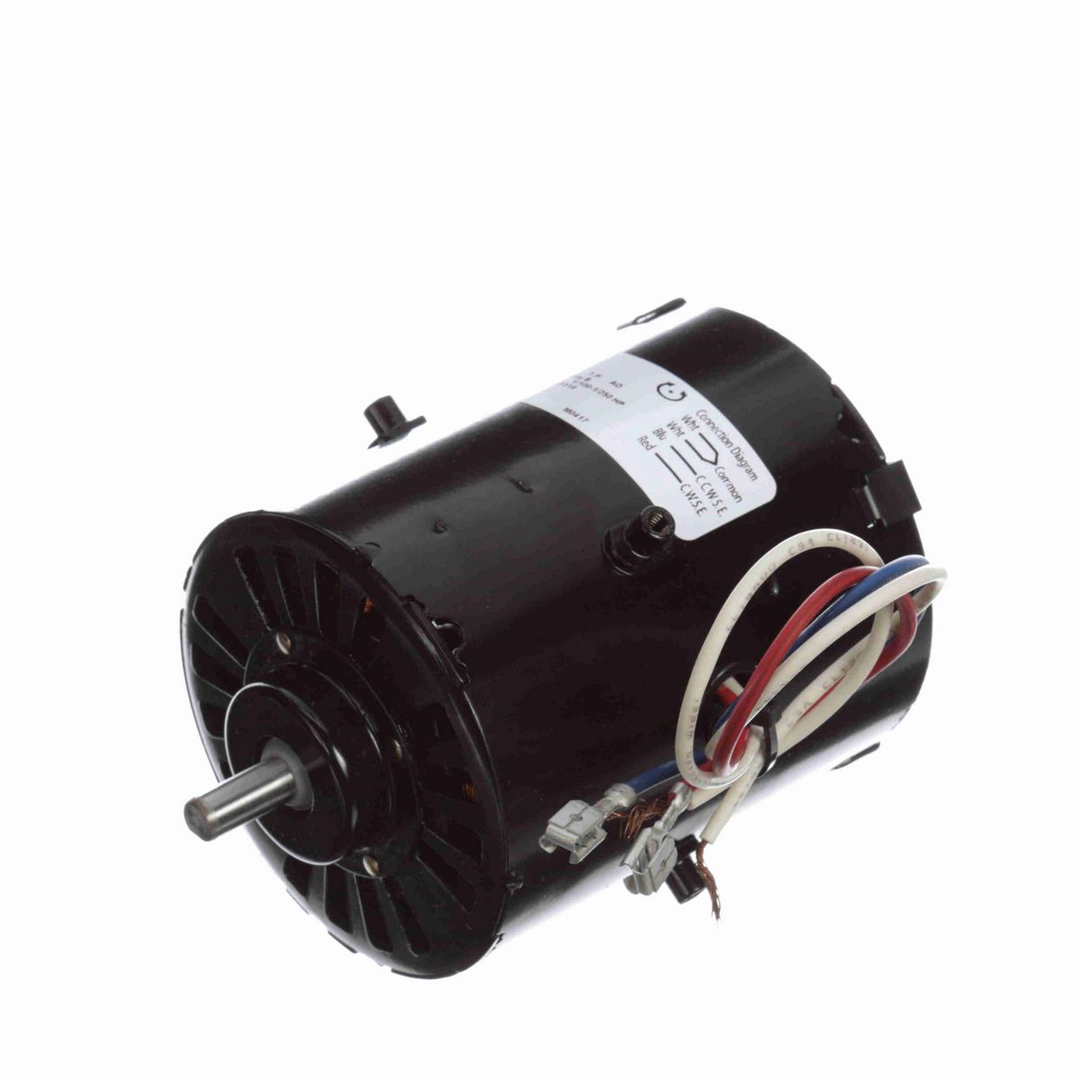 FASCO OEM Replacement Motor, 1/100 - 1/250 HP, 1 Ph, 60 Hz, 115 V, 1540/1390 RPM, 1 Speed, 3.3" Diameter, OAO - D1162