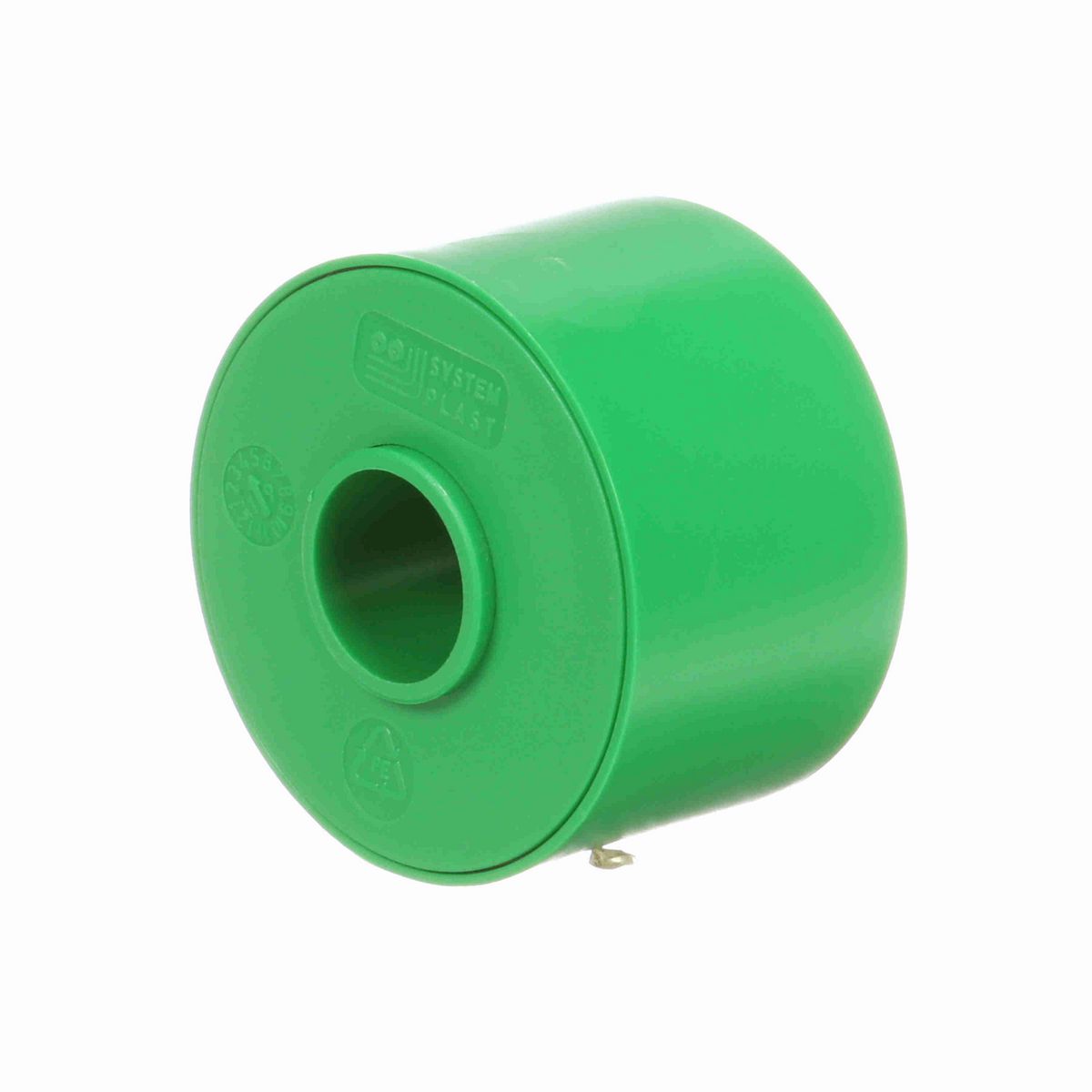 System Plast Return Roller; OD: 60-mm, Shaft Dia: 20-mm, Length: 40.5-mm, Color: Green - R-60B20ML41-PEG