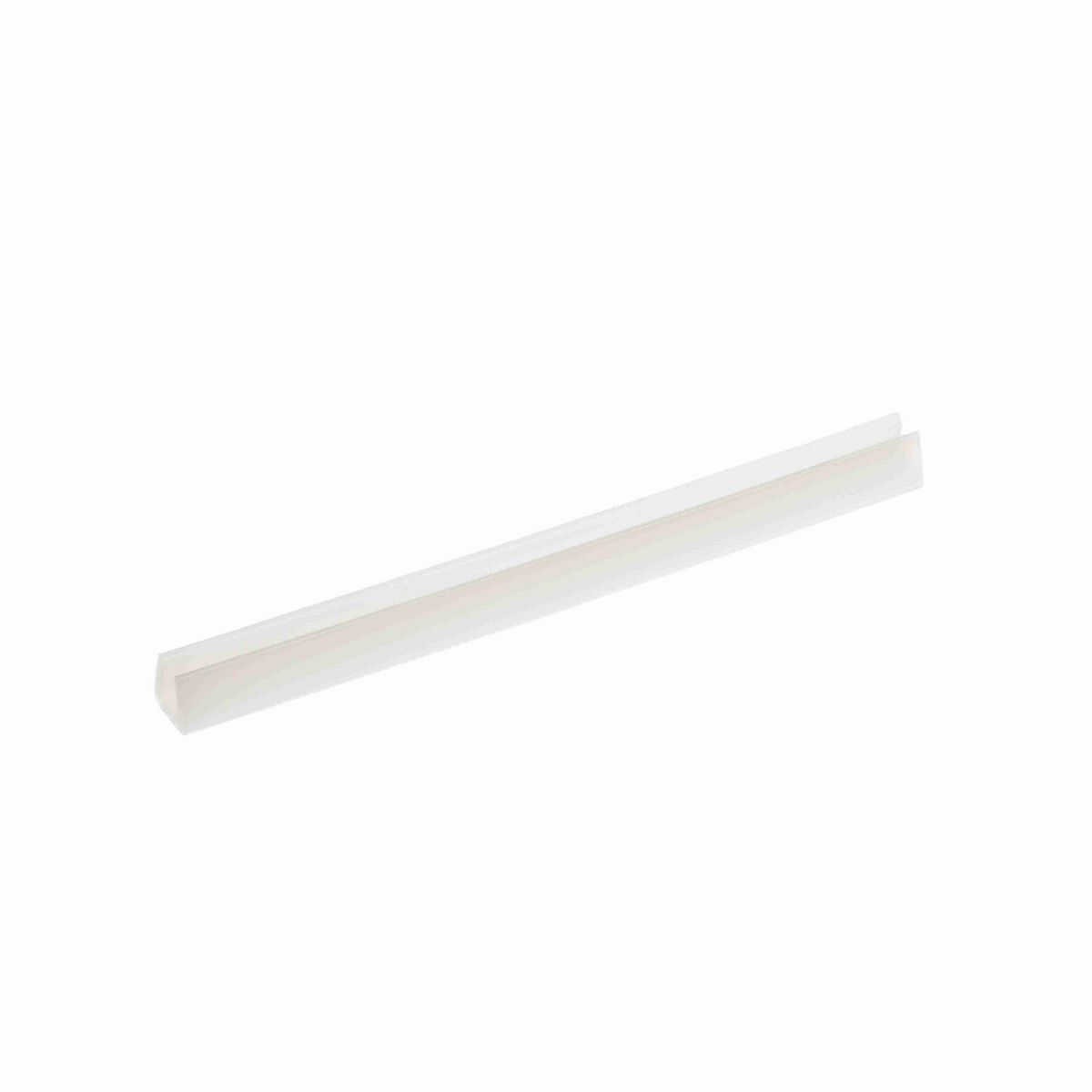 System Plast Bar Cap: 0.5"W X 0.5"H X 1200"L White UHMW-PE - VG-P14BC-100