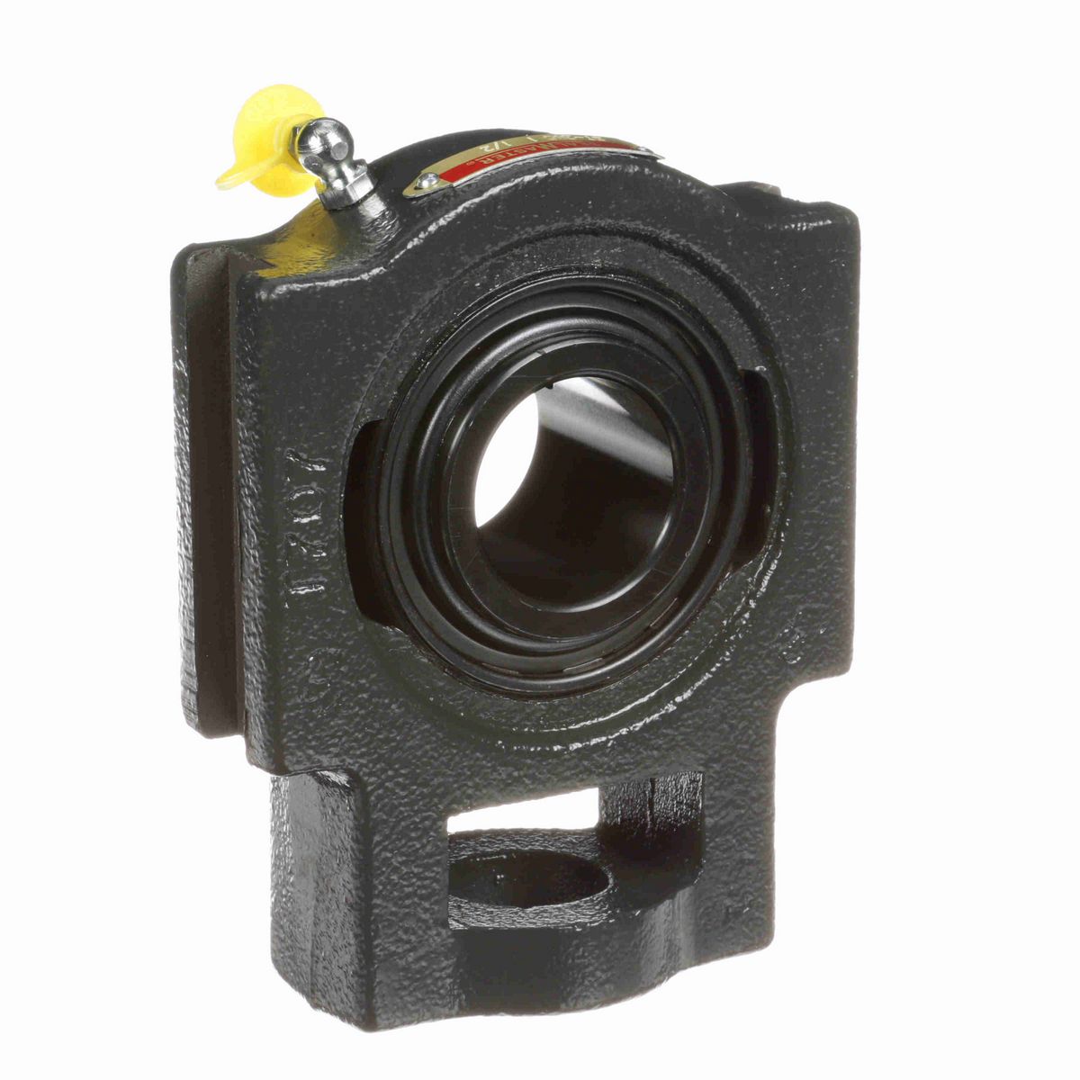 Sealmaster Mounted Cast Iron Wide Slot Take Up Ball Bearing - 52100 Bearing Steel, Black Oxided - Setscrew Lock - ST-24C