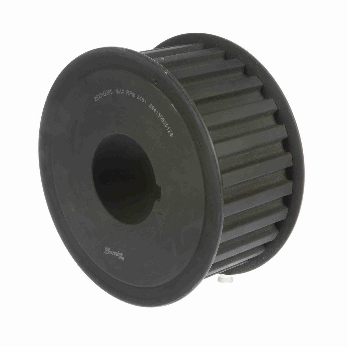 Browning Steel Bushed Bore Gearbelt Pulley - 26XHQ300