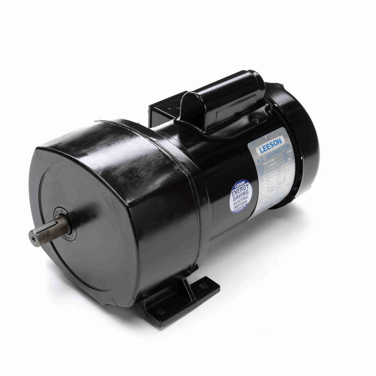 LEESON Parallel Shaft Gearmotor, 0.25 HP, 1 Ph, 60 Hz, 115/208-230 V, 26 RPM, 48Y Frame, TEFC - 107002.00