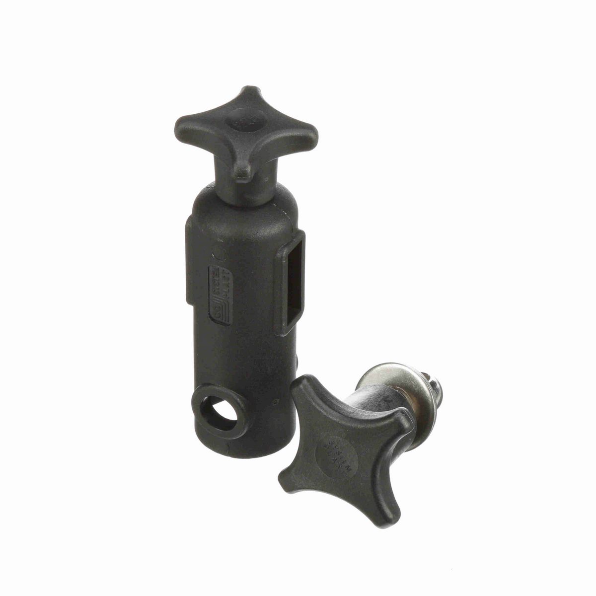 System Plast CROSS BLK W/ KNOBS, DP1=12, 25 X 8~POYAMIDE AND STAINLESS STEEL - CC-42-12MK-825MK