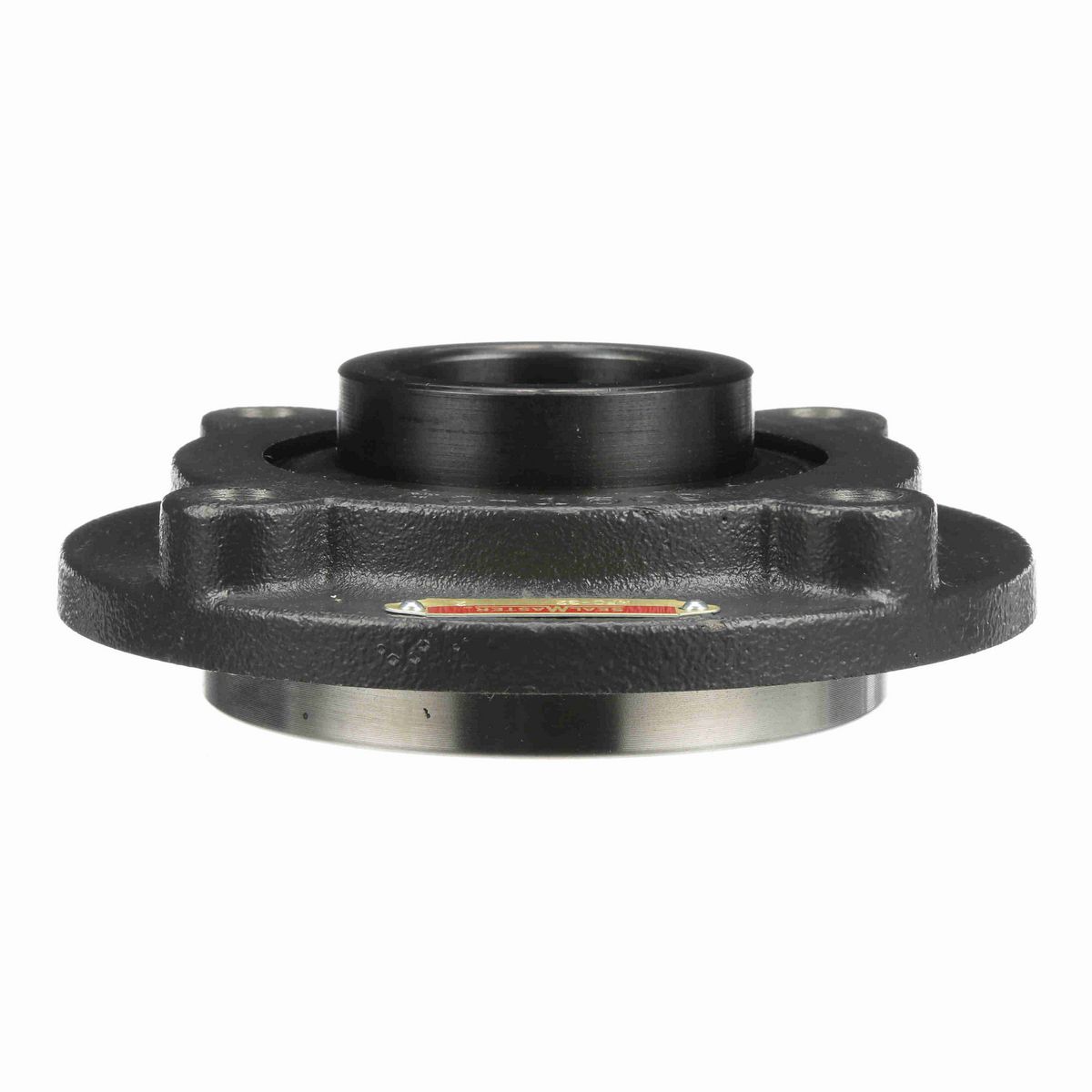 Sealmaster Mounted Cast Iron Flange Cartridge Ball Bearing - 52100 Bearing Steel, Black Oxided - Setscrew Lock - MFC-32