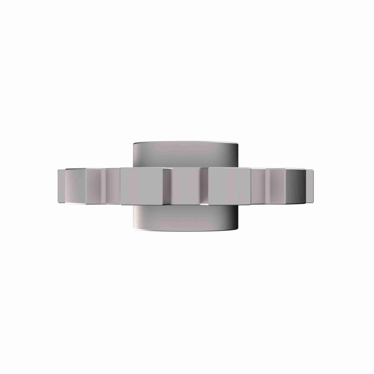 Rexnord 880 Series Solid One Piece Cast Iron Sprocket with 10 Teeth and a 1-1/4in Round Shaft-Ready Bore with Keyway & Setscrew - 401-208-12