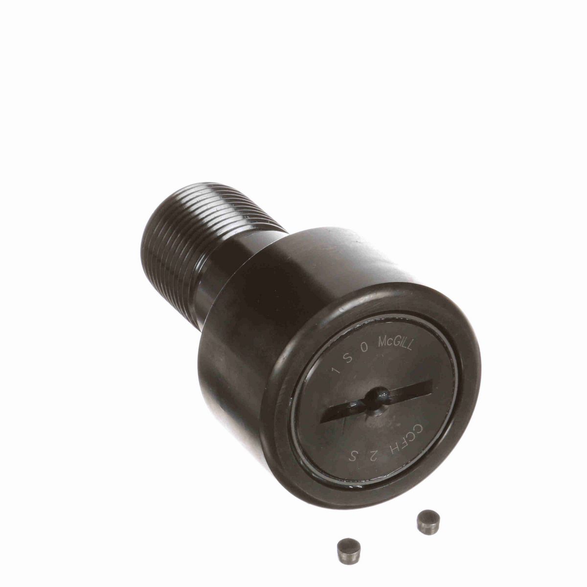 Опорный ролик с цапфой McGill Heavy Stud CAMROL CCFH 2 S, бочкообразный, с уплотнением, со шлицем под отвёртку, дюймовый