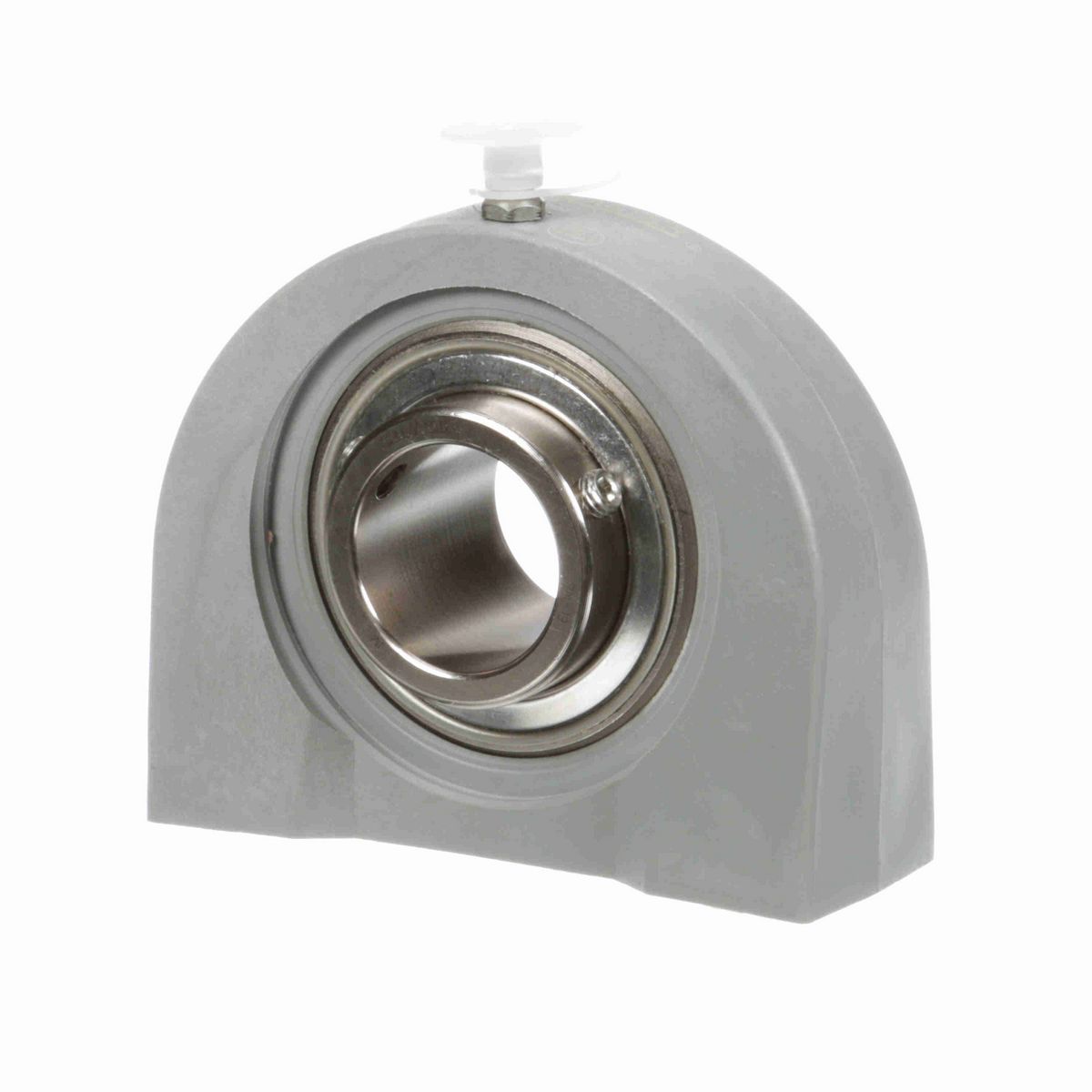 Sealmaster Mounted Composite Tapped Base Pillow Block Ball Bearing - 52100 Bearing Steel, Phosphorus Nickel Coated - Setscrew Lock - Corrosion Resistant - CRTBC-PN19