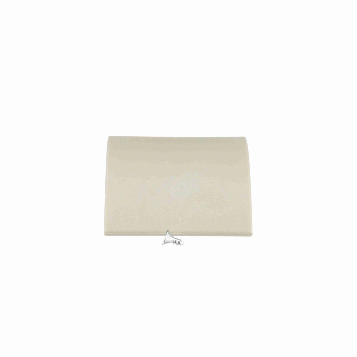 System Plast Nose/Side Plow: 0.87"W X 1.89"H X 2.83"L Gray Acetal - SHOE-48L42