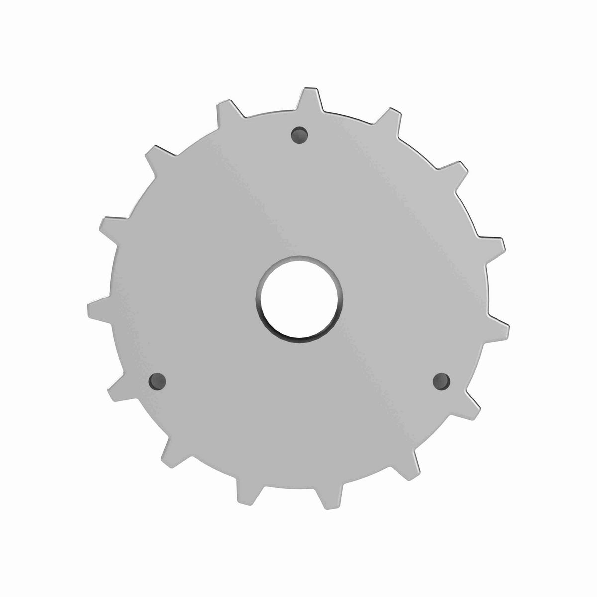 Rexnord 815 Series Solid One Piece Cast Iron Sprocket with 15 Teeth and a 3/4in Round Rough Stock Bore (RSB) - 401-194-23